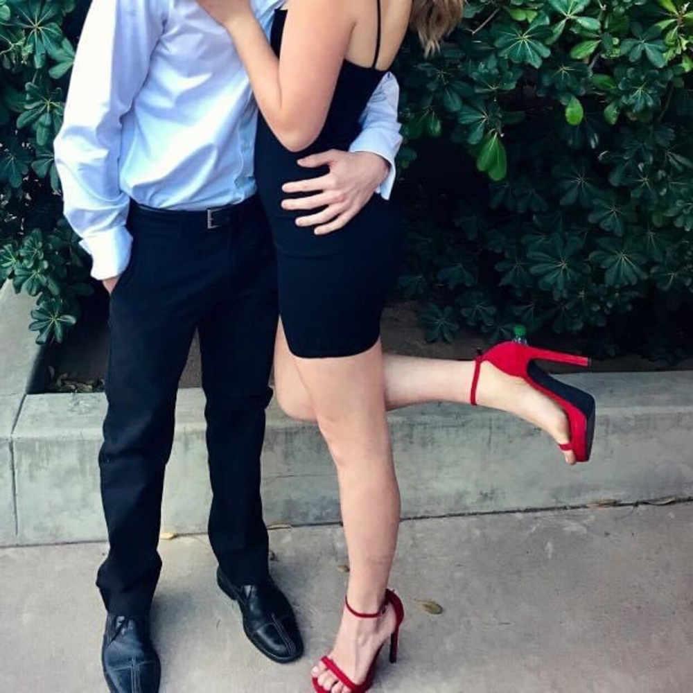 Jeffery Campbell Red Suede Open Toe Heels